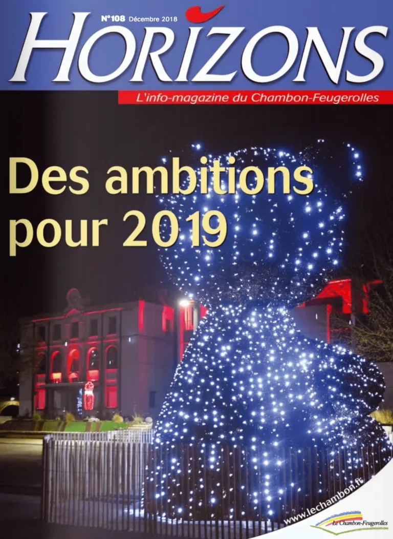 Magazine horizons - chambon feugerolles - Décembre 2018