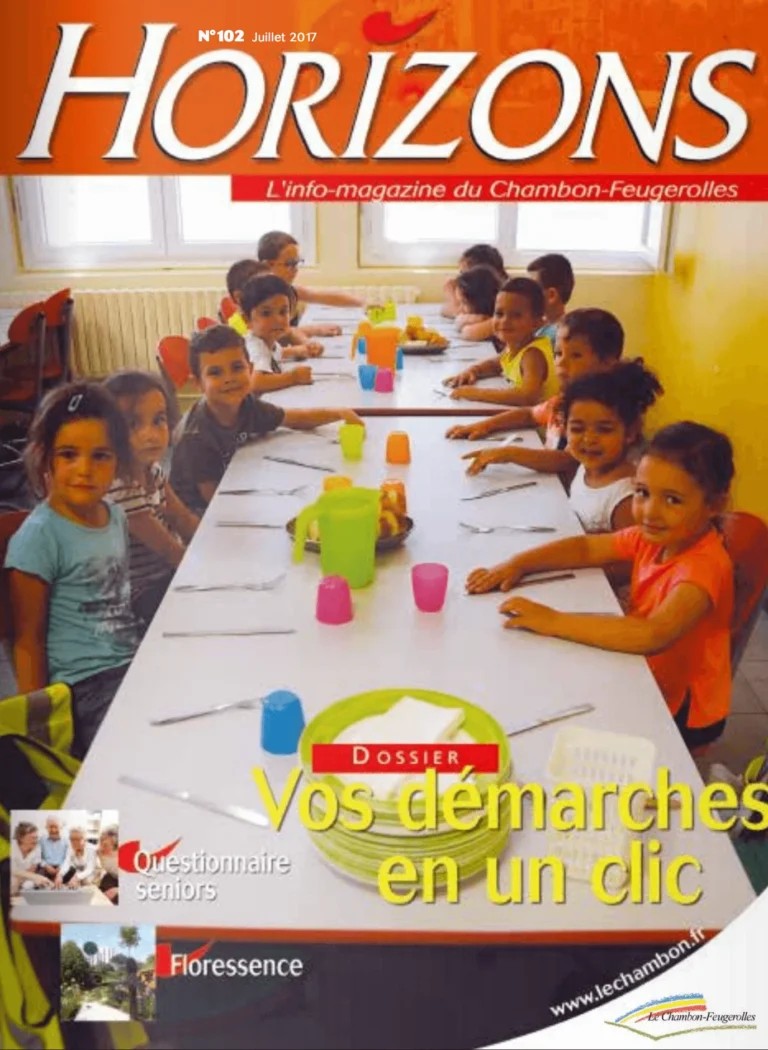 Magazine horizons - chambon feugerolles - Juillet 2017