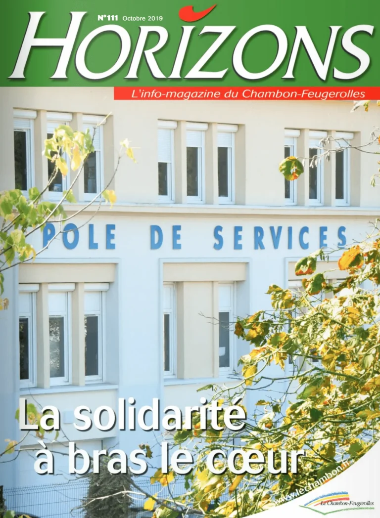 Magazine horizons - chambon feugerolles - Octobre 2019